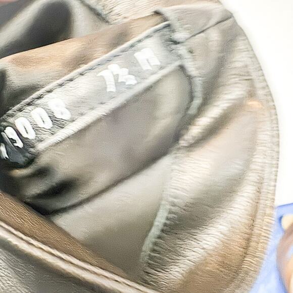 Stuart Weitzman Black Leather Strapped Boots Calf Length Size 7.5 - Picture 3 of 6